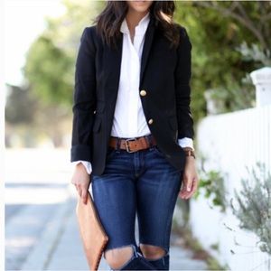 J.Crew Schoolboy Blazer in Black